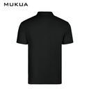 Camisa Tipo Polo Mukua Unisex color Negro