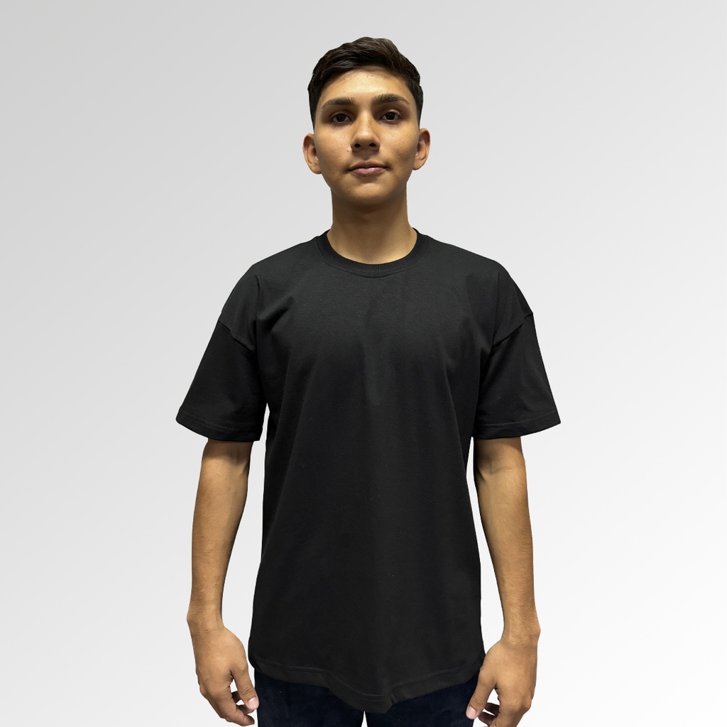 Camiseta Oversized Color Negro
