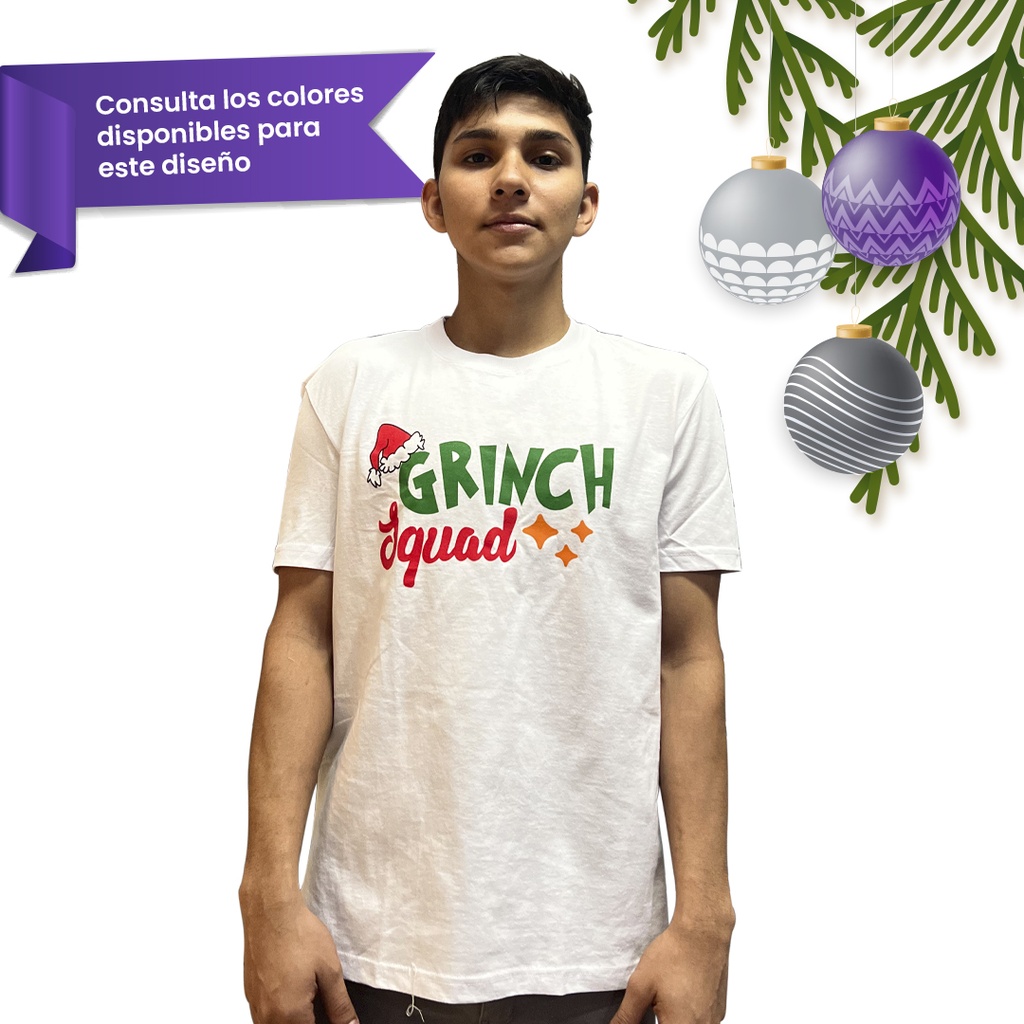 Camiseta Navideña diseño Grinch - Edición Especial