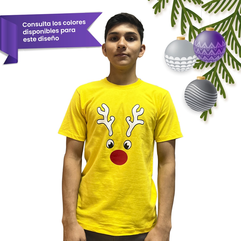 Camiseta Navideña diseño Reno - Edición Especial