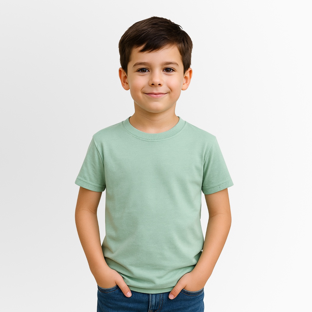 Camiseta niño mod. 1 color Verde Menta