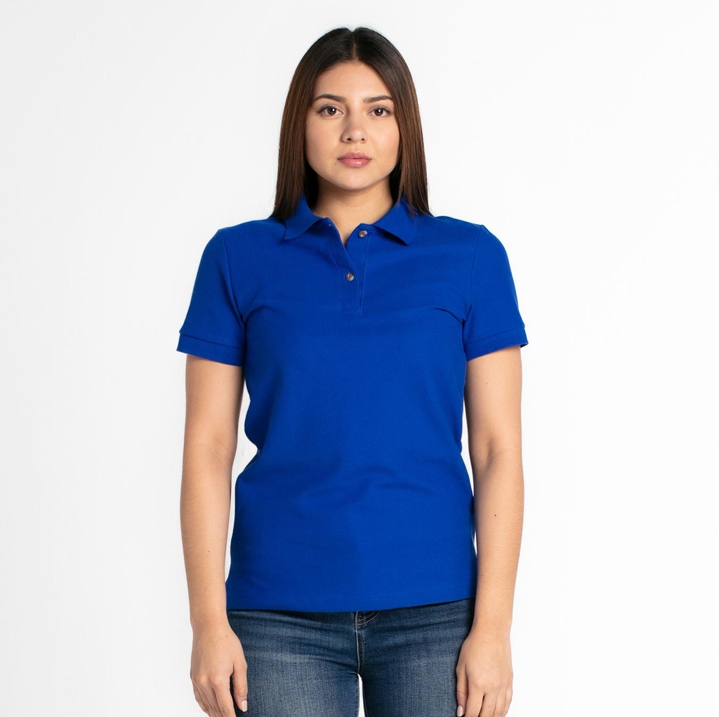 Blusa tipo polo mod.01 color Azul Royal
