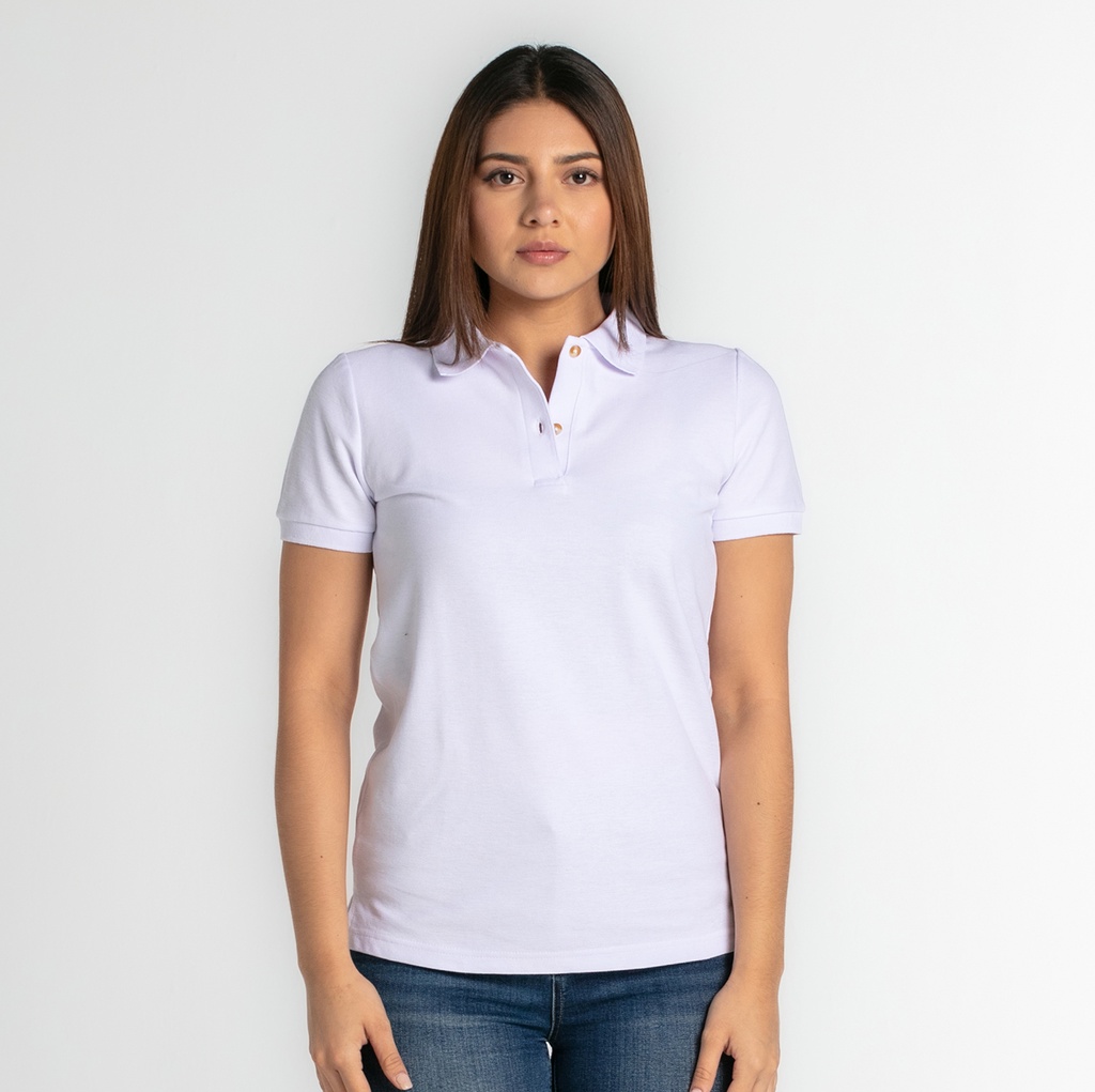 Blusa tipo polo mod.01 color Blanco