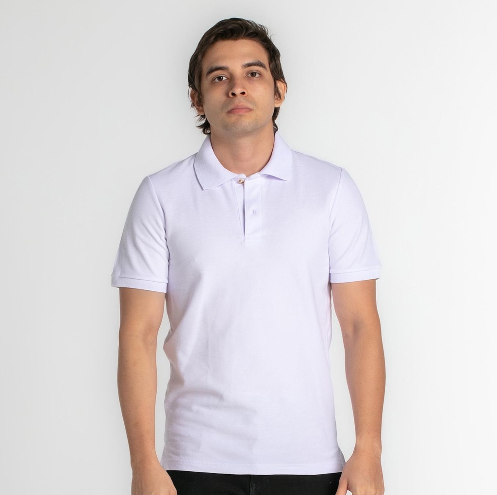 Camisa tipo polo mod.01 color Blanco