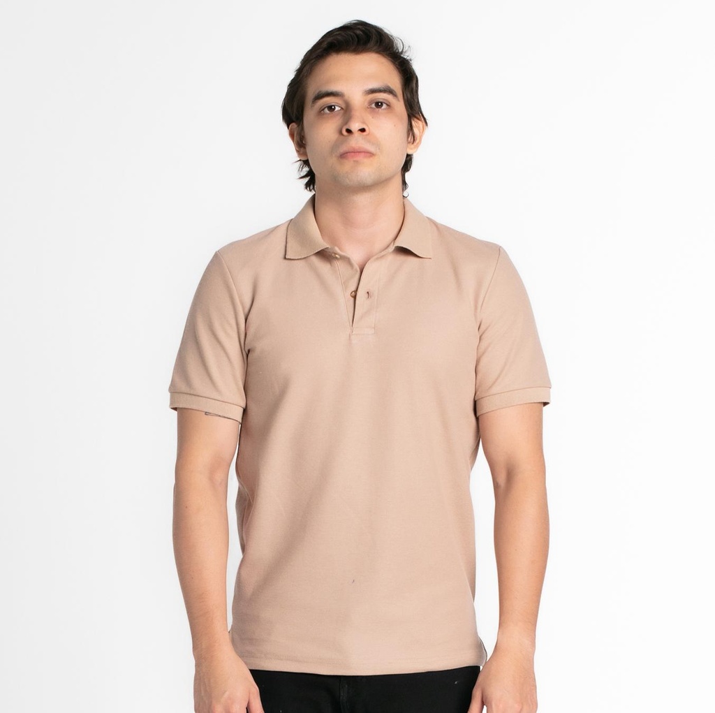Camisa tipo polo mod.01 color Kaki