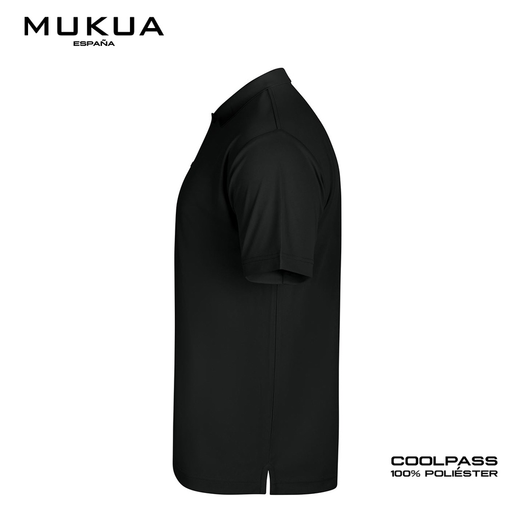 Camisa Tipo Polo Mukua Unisex color Negro