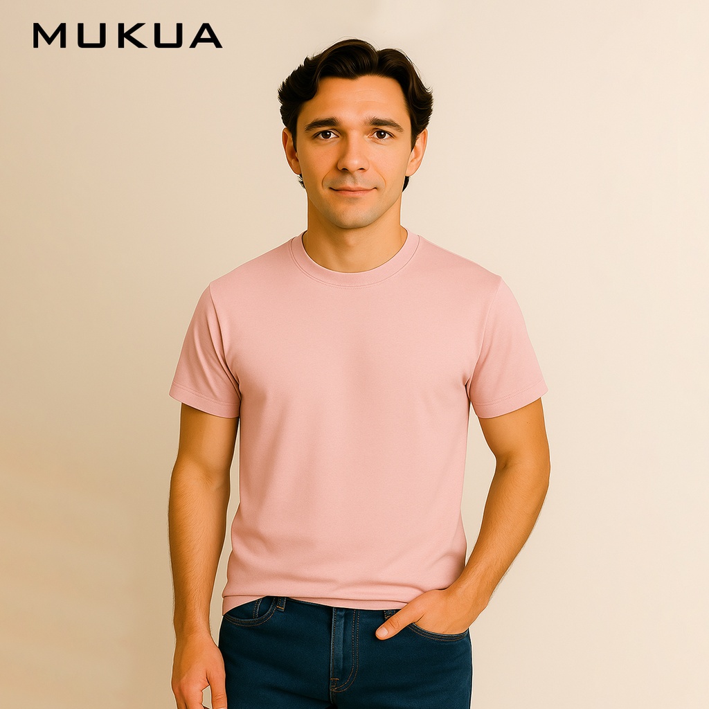 Camiseta Importada Mukua color Rosa Pálido