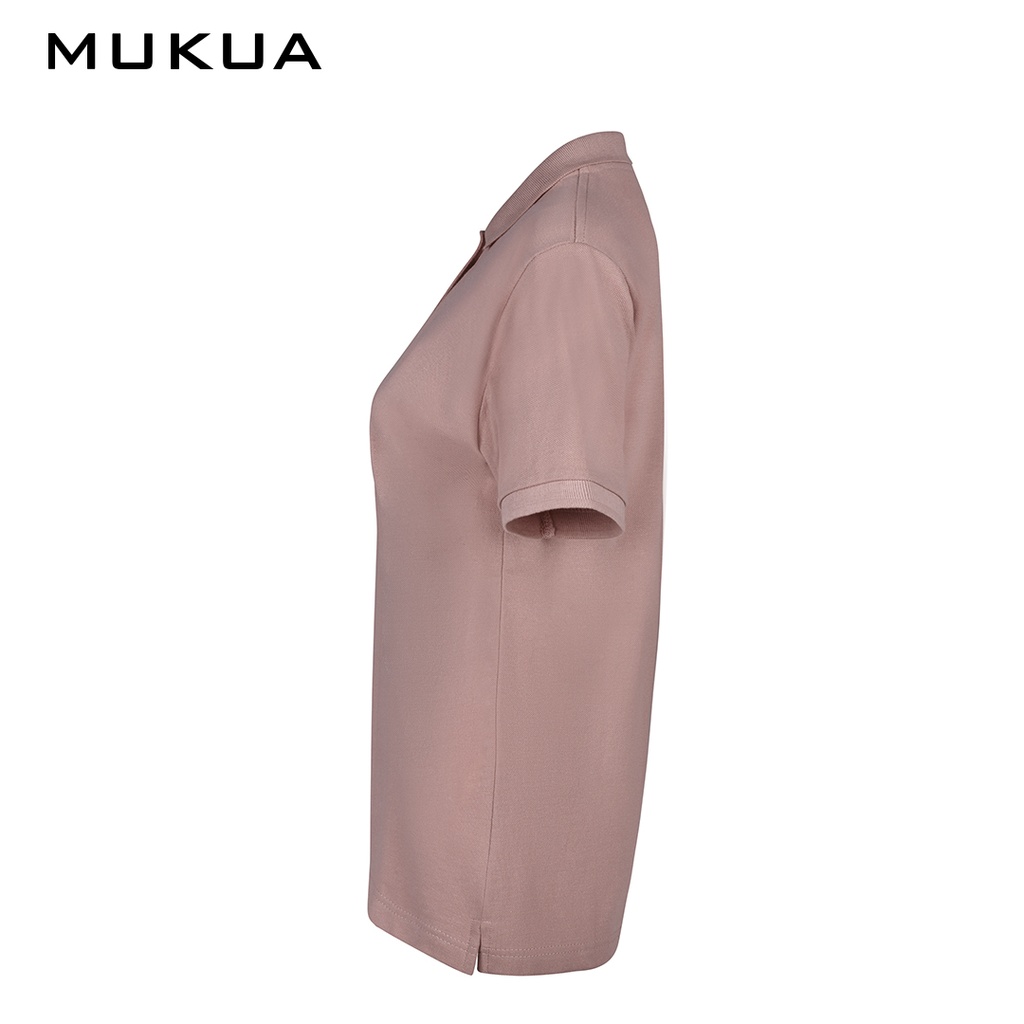 Blusa tipo polo Importada Mukua color Rosa Pálido