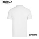 Camisa Tipo Polo Coolpass Mukua Unisex color Blanco