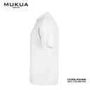 Camisa Tipo Polo Coolpass Mukua Unisex color Blanco