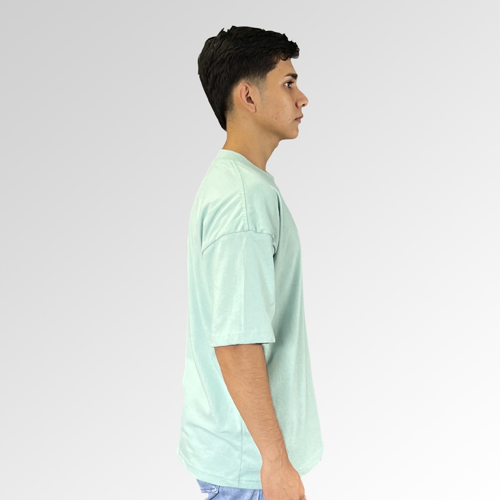 Camiseta mod. 4 Oversize color Verde Menta