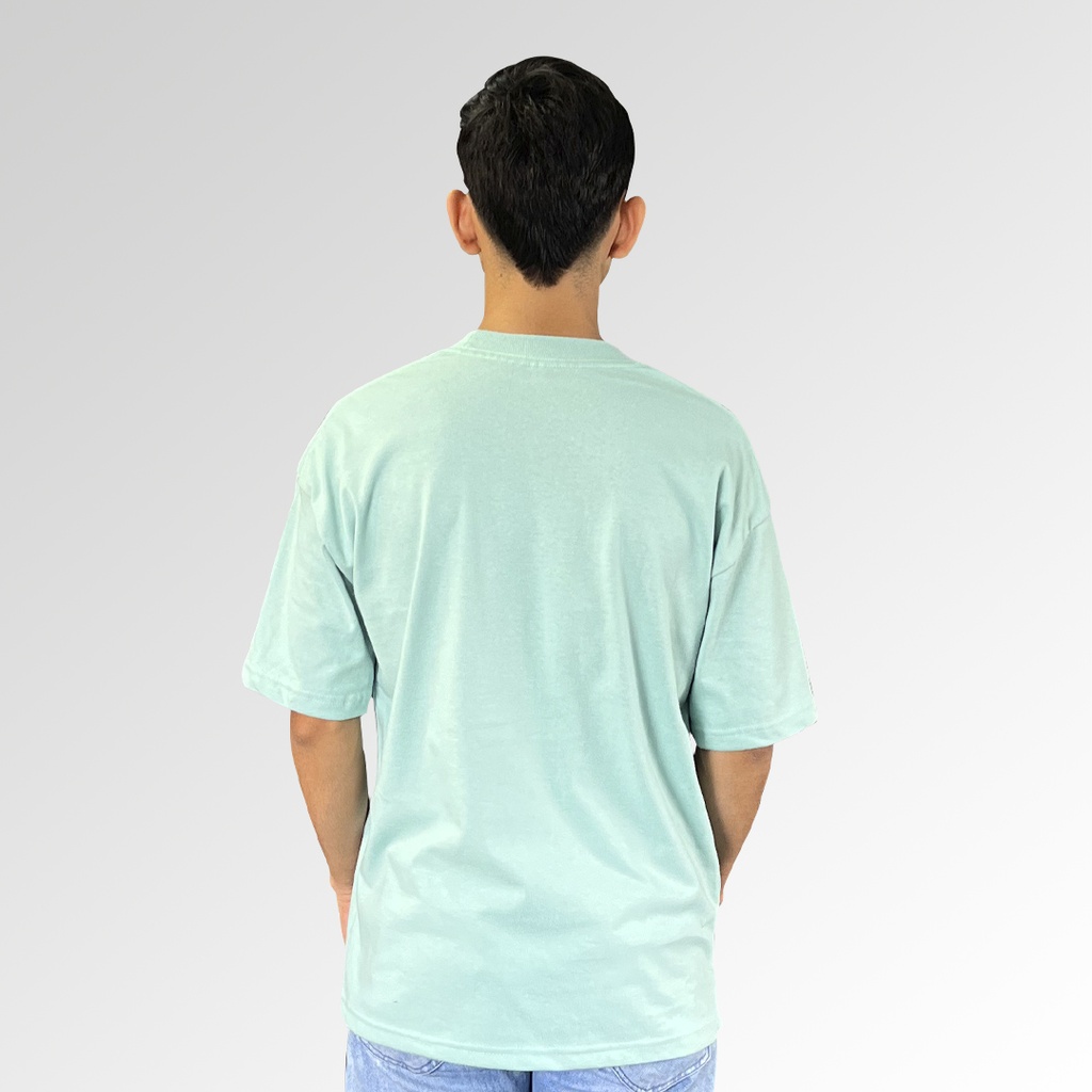 Camiseta mod. 4 Oversize color Verde Menta
