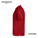 Camisa Tipo Polo Coolpass Mukua Unisex color Rojo