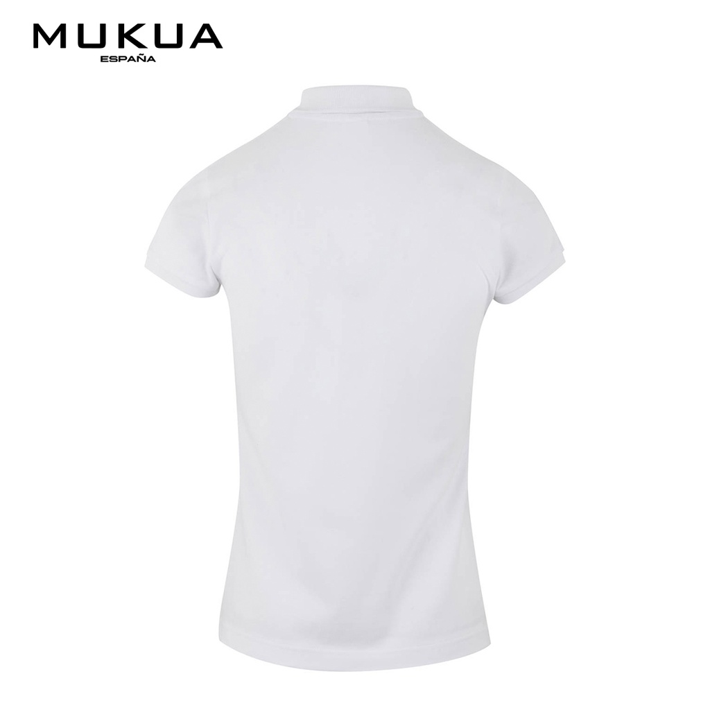 Blusa tipo polo Importada Mukua color Blanco