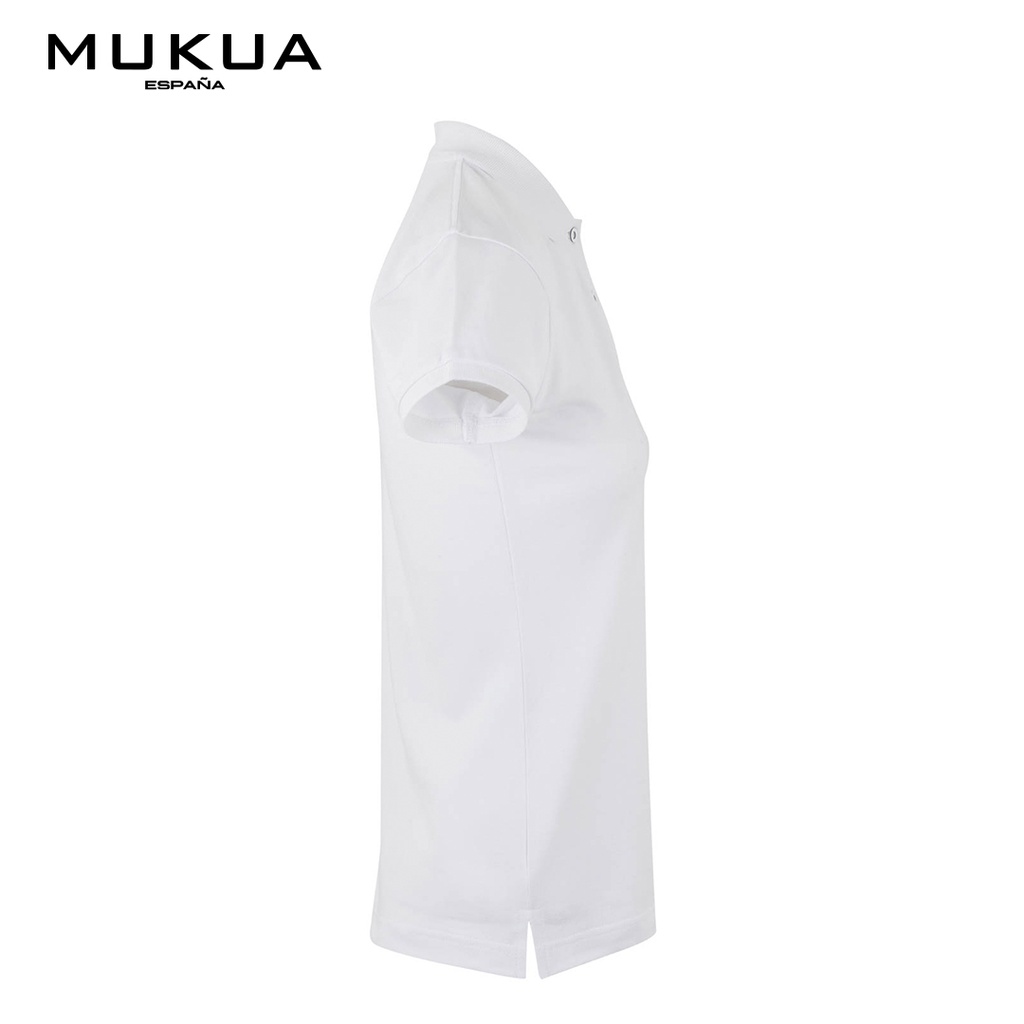 Blusa tipo polo Importada Mukua color Blanco