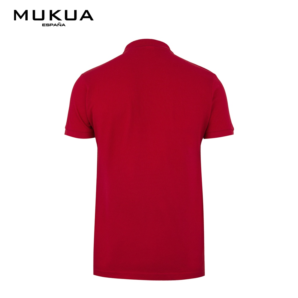 Camisa tipo polo importada Mukua color Rojo