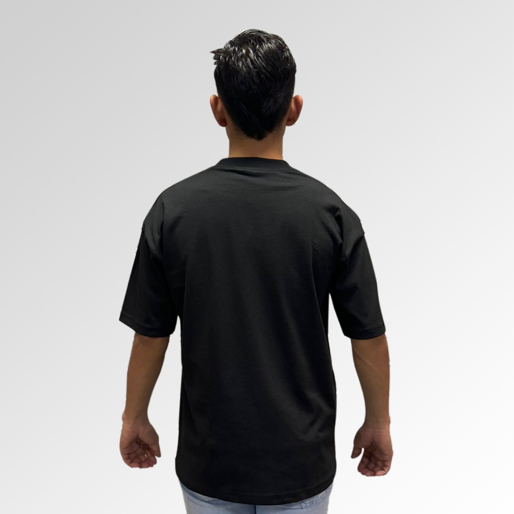 Camiseta mod. 4 Oversize color Negro