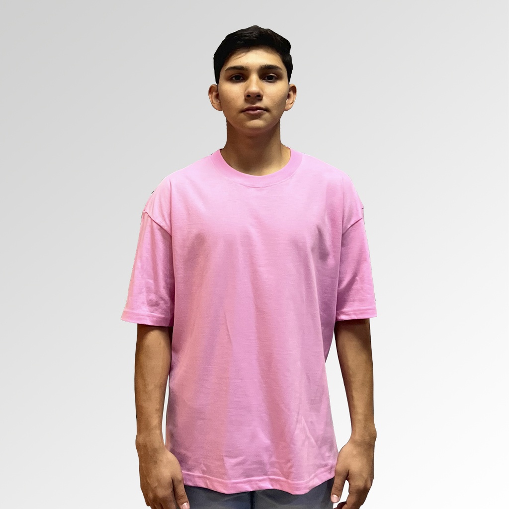 Camiseta mod. 4 Oversize color Rosado