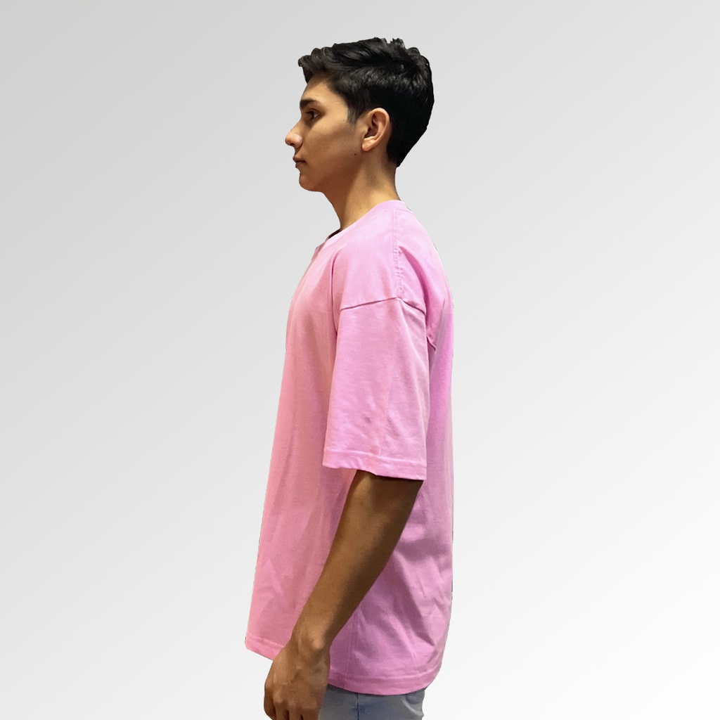 Camiseta mod. 4 Oversize color Rosado