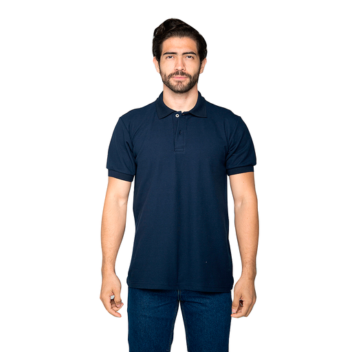 Camisa tipo polo Mod.01 color Azul Navy