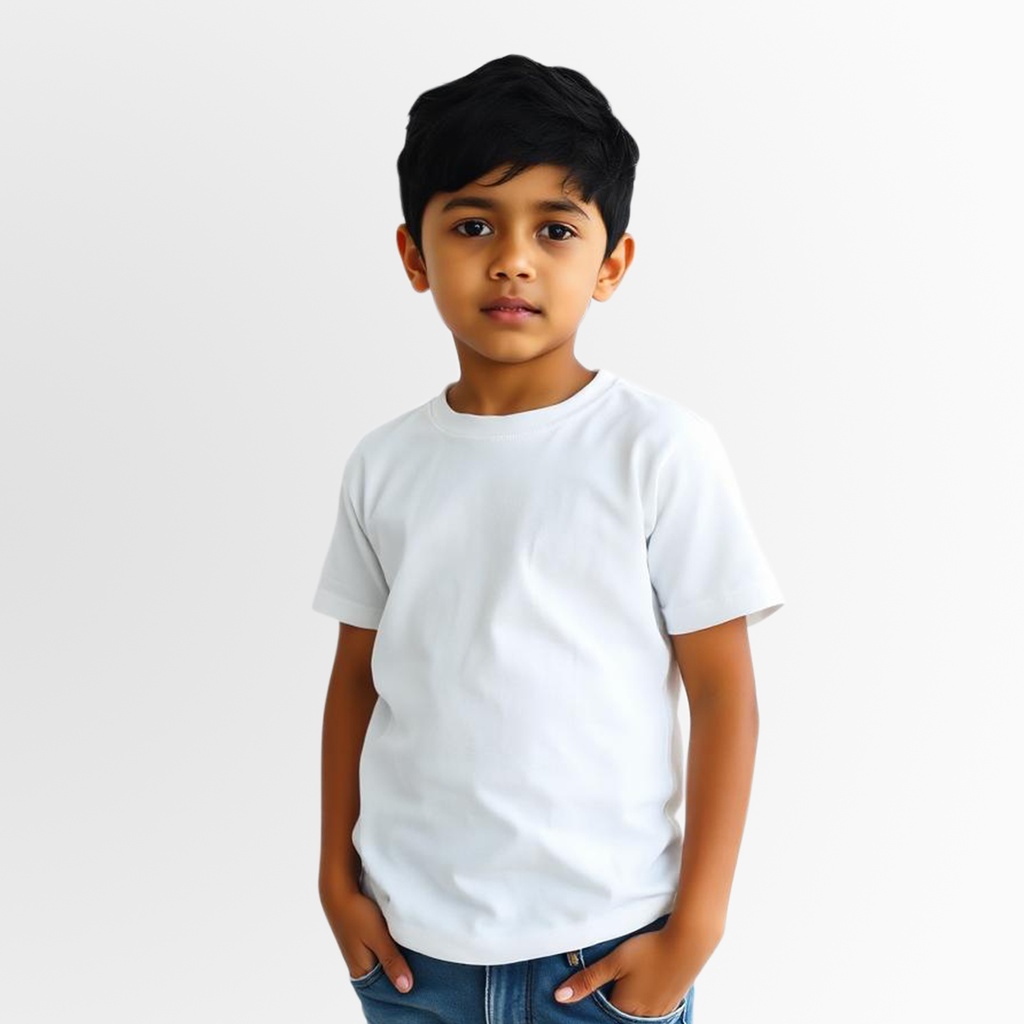 Camiseta Niño Mod. 1 color Blanco