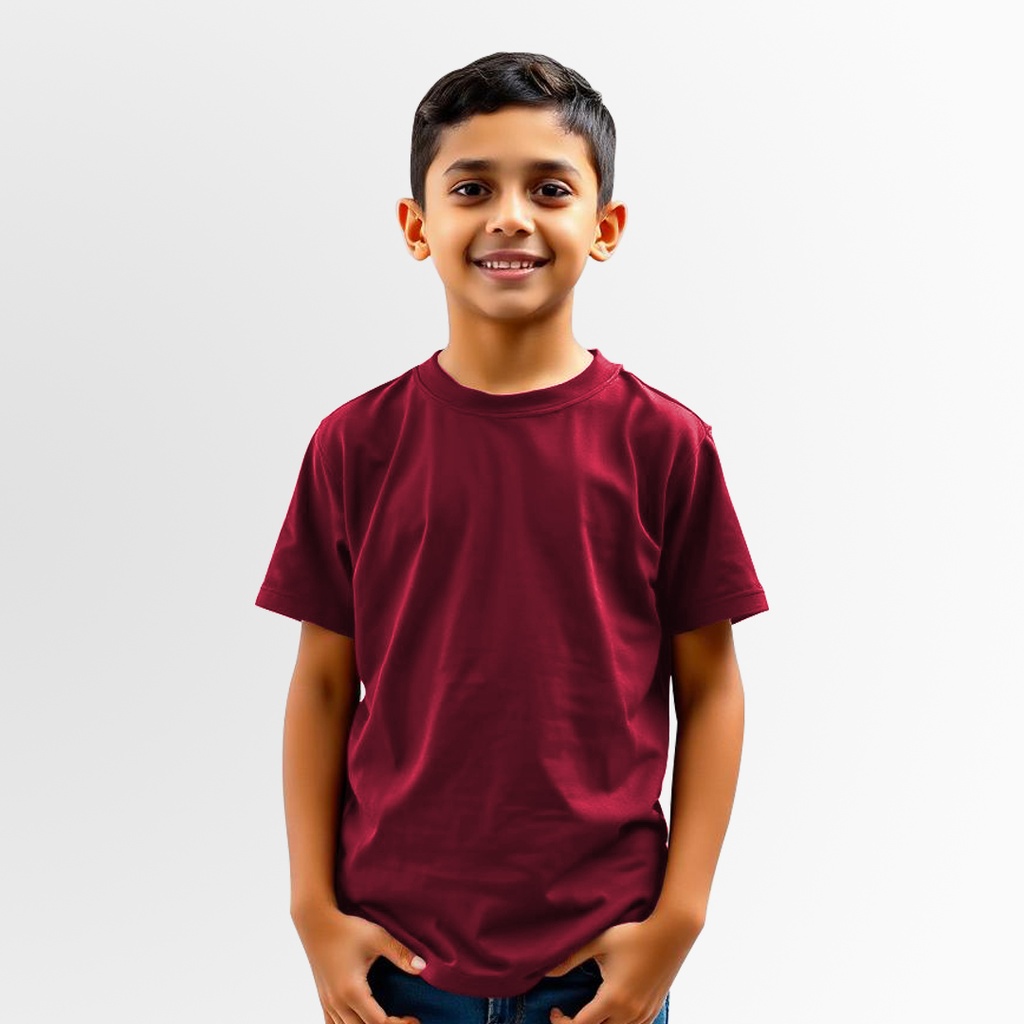 Camiseta Niño Mod. 1 color Vino