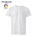 Camiseta de Sublimación Mukua color Blanco
