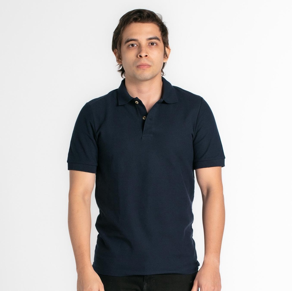Camisa tipo polo mod.01 color Azul Navy