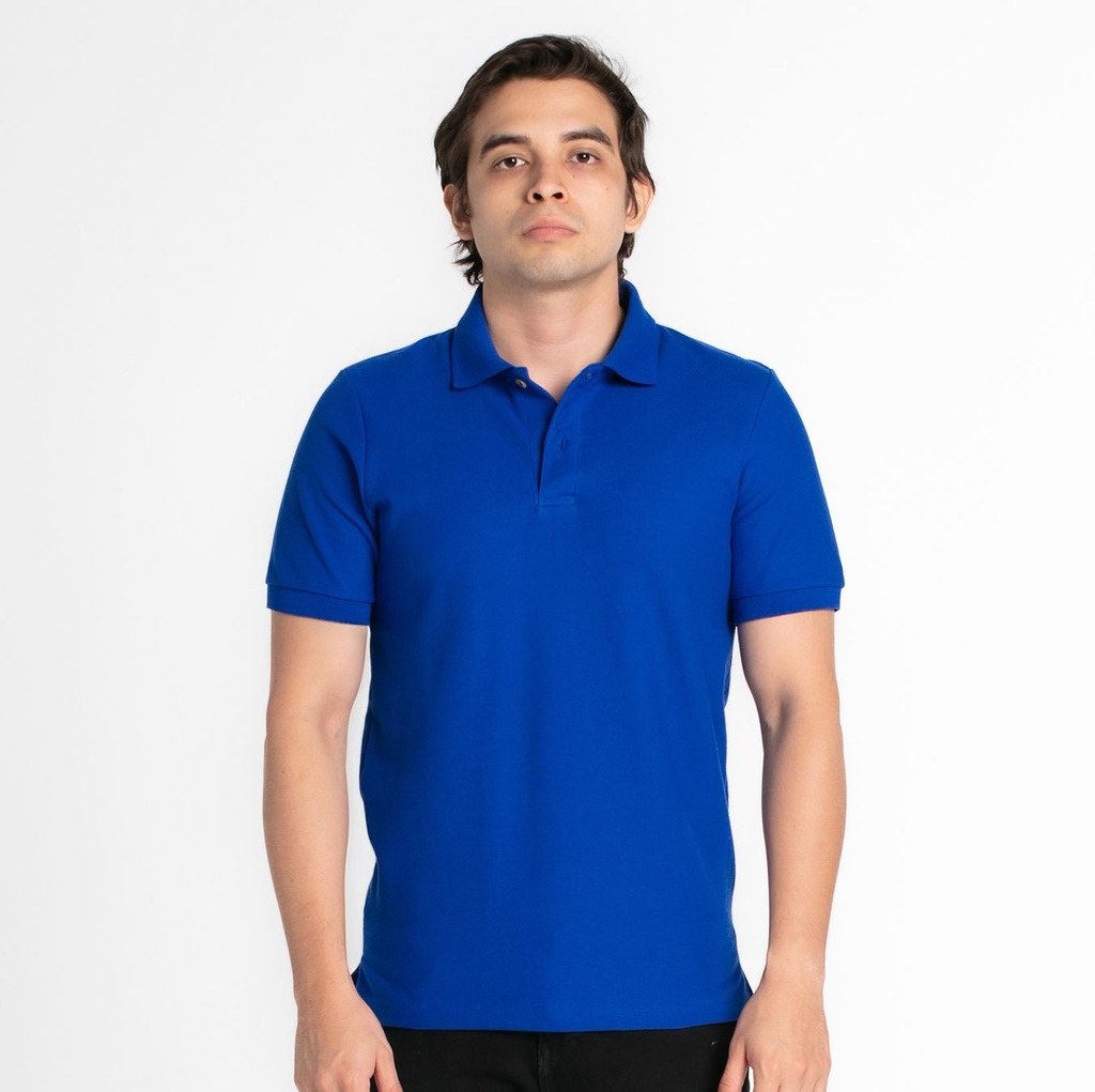 Camisa tipo polo mod.01 color Azul Royal